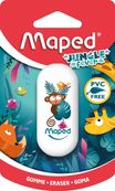 Maped Jungle Fever - Gomme décorée sans PVC (blister) - différents modèles disponibles