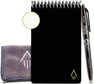 Rocketbook Core - Mini Bloc-notes connecté - 48 pages réutilisables - A6 - noir 