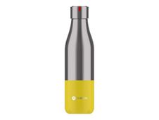 Les Artistes Paris - Gourde Bouteille isotherme 500 ml - inox et jaune - acier inoxydable
