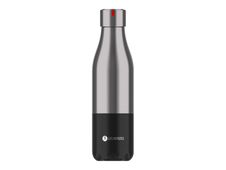 Les Artistes Paris - Gourde Bouteille isotherme 500 ml - inox et noir - acier inoxydable