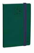 Agenda à élastique Everest Planning 16 mois - 1 semaine sur 2 pages - 15 x 21 cm - vert forêt - Quo Vadis