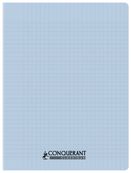 Conquérant Classique - Cahier polypro 24 x 32 cm - 96 pages - grands carreaux (Seyes) - bleu ciel