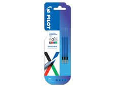 4 Recharges Frixion Ball - 4 couleurs - pointe fine - bleu