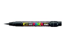 Posca - Feutre pinceau pointe souple - noir