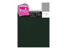 Pickup - Carton de lin - A4 (210 x 297 mm) - 215 g/m² - 10 feuilles - noir