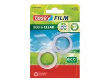 Tesa Eco & Clear - 2 rouleaux  de Ruban adhésif - 19 mm x 10 m