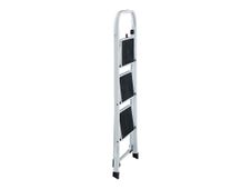 Escabeau - 3 marches - acier - blanc