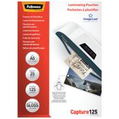 Fellowes - 25 pochettes de plastification A4 (216 x 303 mm) - 125 microns - brillantes 