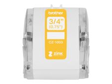 Brother CZ-13 - Ruban d'étiquettes auto-adhésives - 1 rouleau (19 mm x 5 m) - couleurs