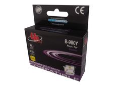 Cartouche compatible Brother LC1100/LC980 - jaune - Uprint