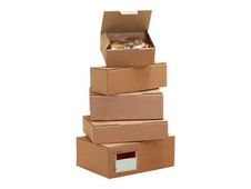 Boîte postale d'expédition - 15 cm x 10 cm x 7 cm - kraft - Logistipack