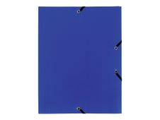 Exacompta - Chemise polypro à rabats - A4 - pour 150 feuilles - bleu opaque