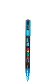 Posca - Marqueur paillette pointe fine - bleu clair