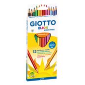 GIOTTO ELIOS - 12 Crayons de couleur triangulaires
