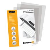 Fellowes - 250 pochettes de plastification A4 (216 x 303 mm) - 80 microns - brillantes