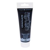 Daler-Rowney Graduate - Peinture acrylique - 120 ml - gris de Payne