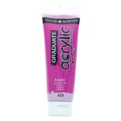 Daler-Rowney Graduate - Peinture acrylique - pourpre - 120 ml