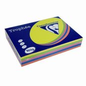 Clairefontaine Trophée - Papier couleur - A4 (210 x 297 mm) - 160 g/m² - Ramette de 250 feuilles - coloris assortis