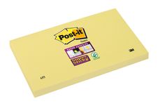 Post-it - Bloc notes Super Sticky - jaune - 76 x 127 mm