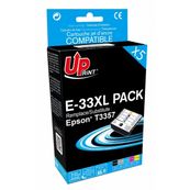 Cartouche compatible Epson 33XL Oranges - Pack de 5 - noir, noir photo, cyan, magenta, jaune - Uprint
