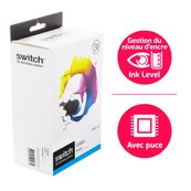 Cartouche compatible HP 304XL - Pack de 2 - noir, cyan, magenta, jaune - Switch