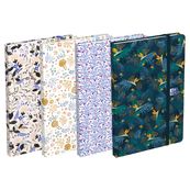 Agenda à élastique Oxford Flowers - 1 semaine sur 2 pages - 10 x 15 cm - disponible dans différents modèles - Hamelin