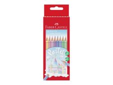 Faber-Castell - 10 Crayons de couleur - couleurs pastel