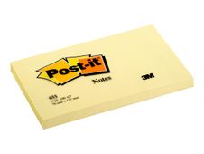 Post-it - 12 blocs notes 100 feuilles - jaune - 76 x 127 mm