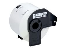 Brother DK-11202 - Ruban d'étiquettes auto-adhésives - 1 rouleau de 300 étiquettes (62 x 100 mm) - fond blanc écriture noire