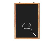 Bequet Basic - Tableau ardoise noire - 40 x 60 cm - encadrement baguette agrafée