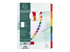 Exacompta Nature Future - Intercalaire 6 positions - A4 - carte blanche