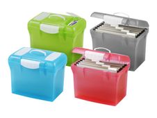 Oxford Class'N Go - Valisette avec 5 dossiers suspendus - polypropylène - disponible dans différentes couleurs