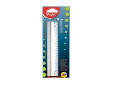 Maped - Règle plate - 15 cm - Aluminium
