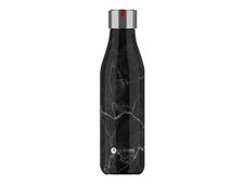 Les Artistes Paris - Gourde Bouteille isotherme 500 ml - marbre noir - acier inoxydable