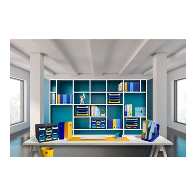 9002493350144-Exacompta Office - Trieur - noir/gris-Avant-4
