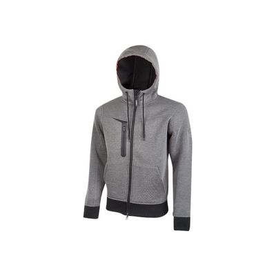 8033546340349-Gilet à capuche gris - Taille 4XL - Tasty U-Power-Angle droit-0
