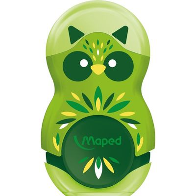 3154140491130-Maped Loopy Mini Cute - Taille crayon gomme 2-en-1 - 1 trou - disponible dans différentes couleurs--2