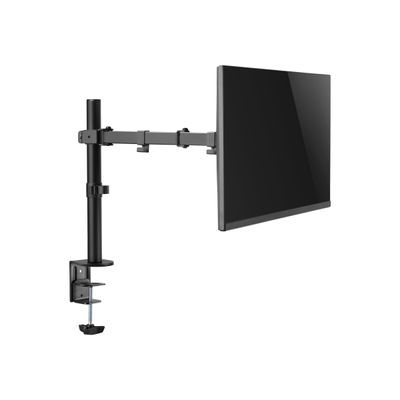 3303170105252-T'nB - Bras porte-écran simple réglable - noir-Angle gauche-1