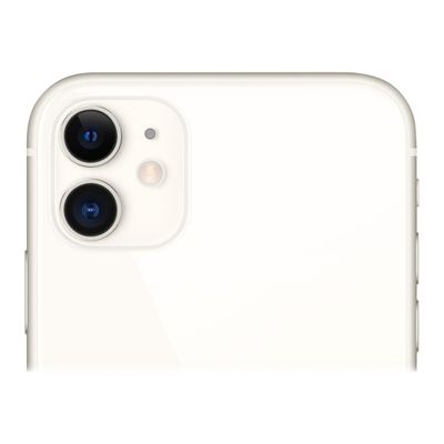 0194252097427-Apple iPhone 11 - Smartphone - 4G - 4/ 64 Go - blanc-Gros plan-6