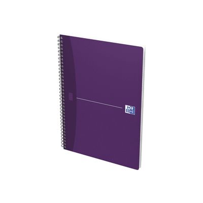 3020120022116-Oxford Office Essentials - Cahier à spirale A4 (21x29,7 cm) - 180 pages - ligné - disponibl-Angle droit-4