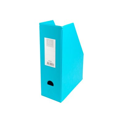 3130632901806-Exacompta - 10 Porte-revues polypro - dos 100 mm - couleurs assorties - livrés à plat-Angle droit-4