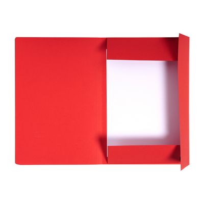3130634490391-Exacompta Forever - 100 Chemises imprimées format folio - 280 gr - rouge-Avant-1