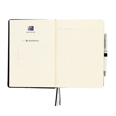 3147280191343-Agenda Oxford My Journal perpétuel - 2 jours par page - 15 x 21 cm - violet - Hamelin--2