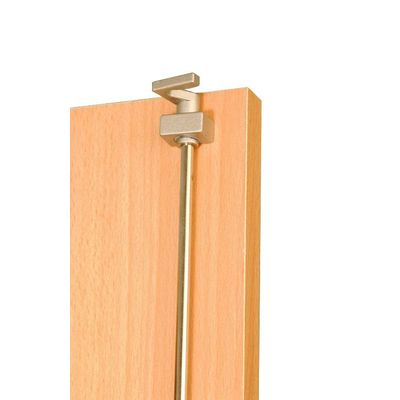 2012348123776-Armoire basse IDRA/DUAL - H72 x L80 x P47 - 2 portes - Corps blanc - Dessus et portes imitation Merisie--3