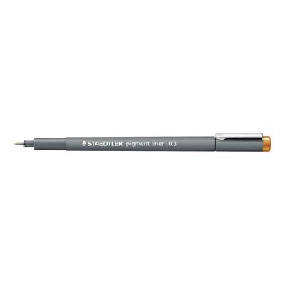 4007817036495-STAEDTLER pigment liner - Feutre fin - 0.3 mm - orange-Angle gauche-0