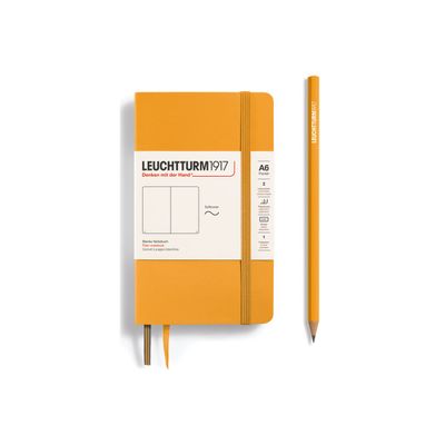 4004117610875-Leuchtturm1917 - Carnet de notes souple A6 - uni - orange-Avant-0