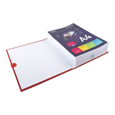 3130632026455-Exacompta - 10 Chemises extensibles à sangle - rouge-Angle gauche-2