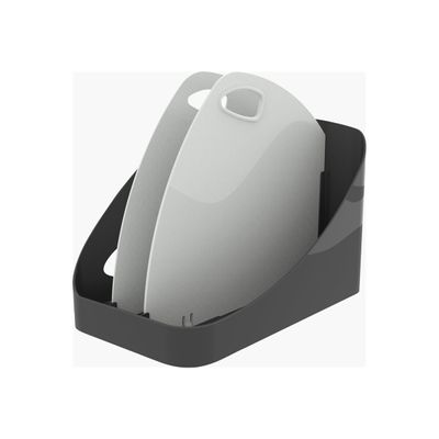 9002493350144-Exacompta Office - Trieur - noir/gris-Angle droit-0