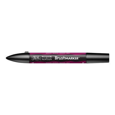 884955042854-BrushMarker - Stylo pinceau et marqueur - bordeaux-Angle gauche-1