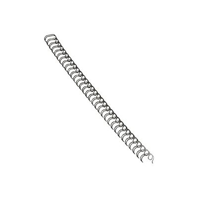 0077511532658-Fellowes - 100 anneaux de reliure en métal - 10 mm - jusqu'à 80 feuilles - noir-Angle gauche-0